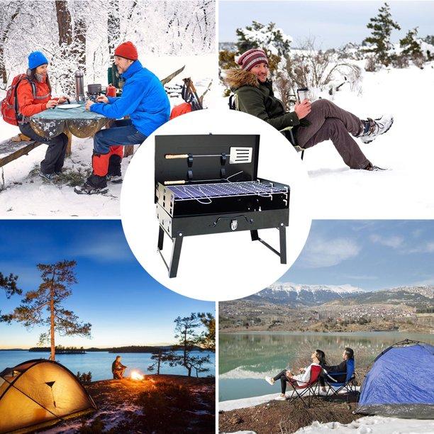 شواية فحم محموله علي شكل شنطه للسفر ورحلات التخييم