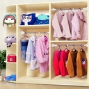 ماسورة استانليس قابلة لتعديل الطول للستائر وتعليق الملابس متعددة الاستخدام