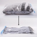 كيس تخزين الملابس والبطاطين فاكيوم قوي لتوفير المساحة مقاس 100*130 سم