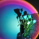 كشاف الشمس مرن لسهولة التحكم للتصوير وإضفاء اجواء رومانسية بالوان مختلفة