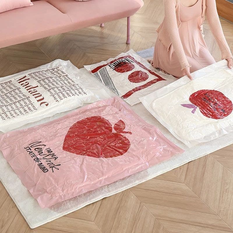 كيس تخزين الملابس والمفروشات فاكيوم قوي لتوفير المساحة