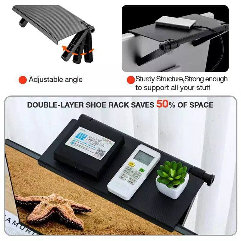 حامل رسيفر للشاشات المعلقة على الحائط يوضع فوق الشاشة