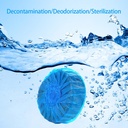 اقراص التواليت الزرقاء للتعقيم والتنظيف 4 قطع