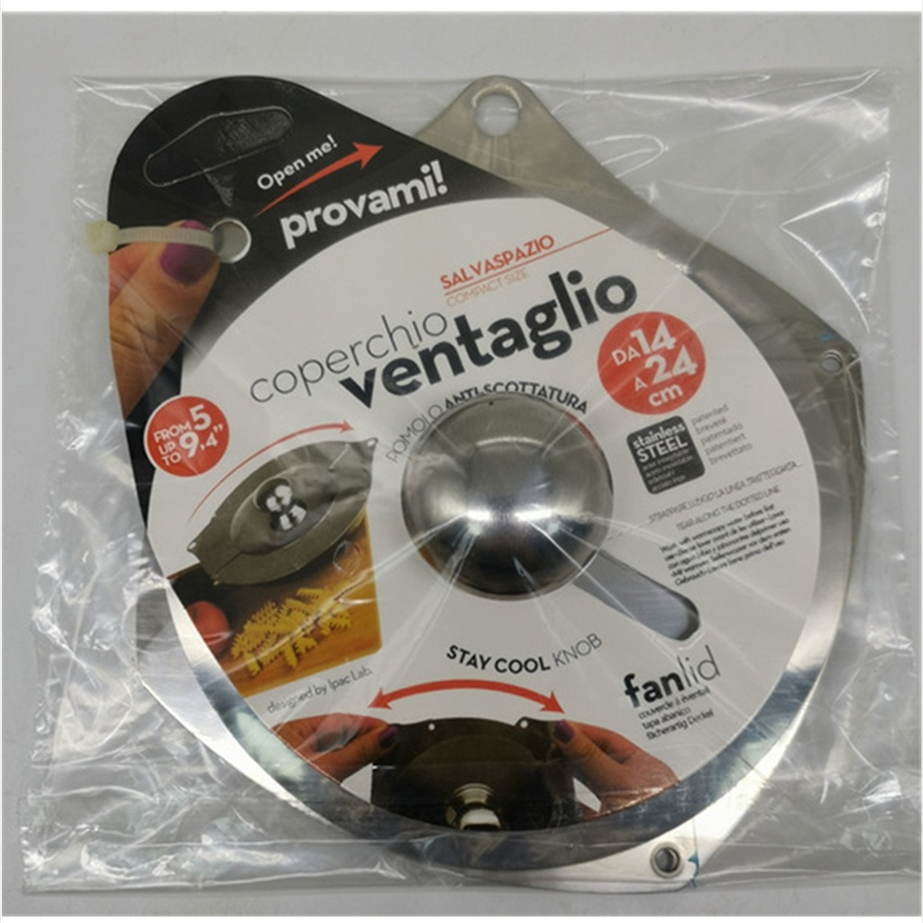 غطاء للحلل والطاسات قابل للفرد لتعديل المقاس من الاستانليس