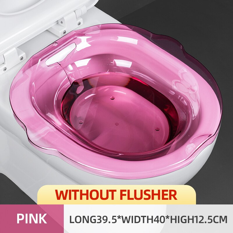 حوض لعمل حمام دافئ بسهولة مع بخاخ لايصال المياه لعلاج البو ا سير ولفترة ما بعد الولادة