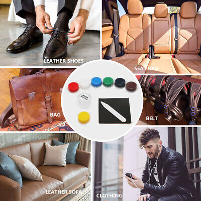 طقم إصلاح الجلود والفينيل 7 ألوان للملابس والمفروشات والسيارات متعدد الأستخدام
