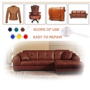 طقم إصلاح الجلود والفينيل 7 ألوان للملابس والمفروشات والسيارات متعدد الأستخدام