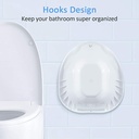 حوض تواليت لعمل حمام دافئ بسهولة لعلاج البو ا سير والتهاب المثانة ولفترة ما بعد الولادة بفتحة لتصريف المياه