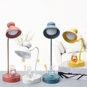 أباجورة ومصباح مكتب ليد مرن للتحكم في زاوية الضوء مع ساعة رملية