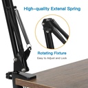 استاند حامل للموبايل والتابلت يثبت علي المكتب والسرير والترابيزة  دوار لسهولة مشاهده الافلام وعمل البت المباشر والمكالمات