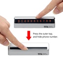 لوحة اظهار ارقام الموبايل في السيارة لسهولة التواصل وقت الركن وفي حالات الطوارئ