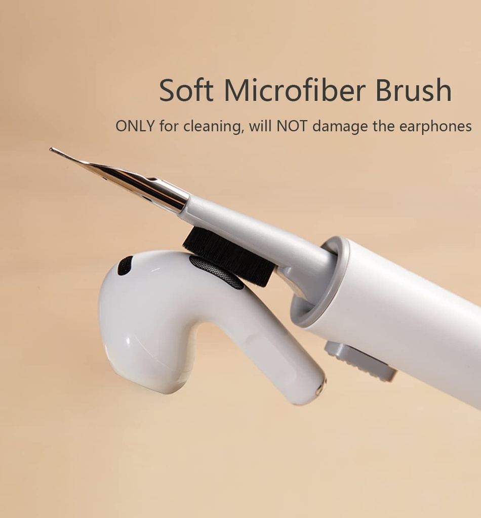 أداة وفرشة تنظيف سماعات الايربودز والموبايل والكيبورد والكاميرا متعددة الاستخدام