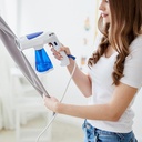 مكواة بخار محمولة ب 3 روؤس مختلفة ومفتاح للتحكم في درجة البخار بخزان مياه 1600 واط