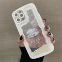 جراب ايفون 13 قوقعة بحر بجليتر ولولي متحرك بشكل مميز