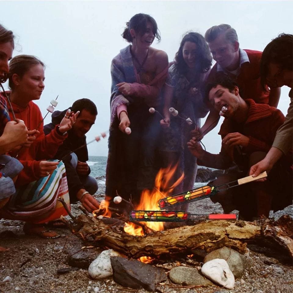 سيخ الشوي المميز لشوي اللحوم والدجاج والخضار