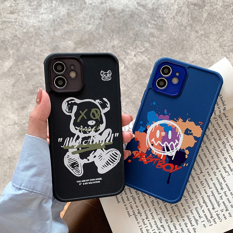 جراب ايفون 13 برو ماكس سيليكون باللون الكحلي مع اطار معدني لحماية الكاميرا قابل للفك والتركيب