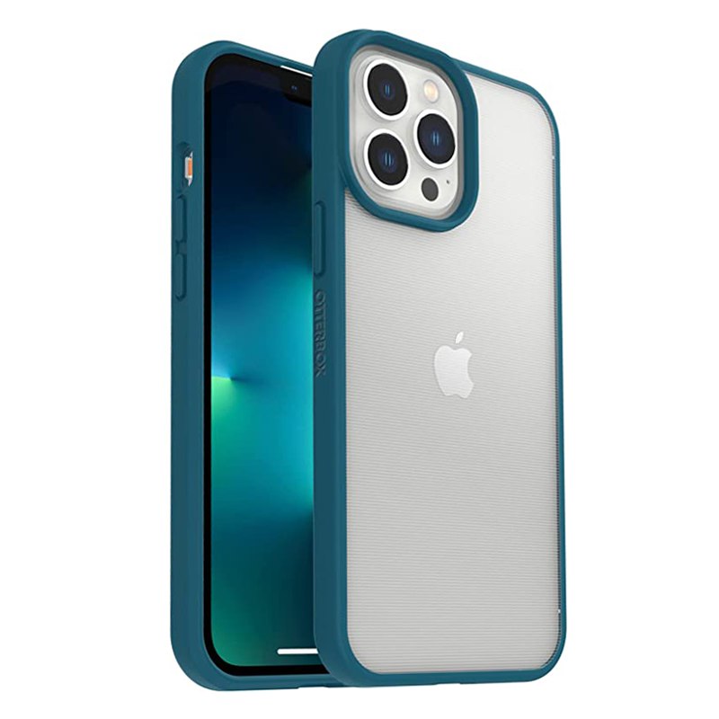 جراب 13 برو ماكس بلاستيك مقوي شفاف باطار بالوان مختلفة ضد الكسر والخدوش