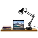 اباجورة ومصباح مكتب دوار بذراع متحرك للتحكم في زاوية الضوء للمذاكرة والقراءة