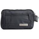 شنطة جلد رجالي 4 جيوب لحمل جميع المتعلقات الشخصية بيد لسهولة الحمل