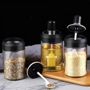 برطمان التوابل والشاي والسكر المميز بالملعقة