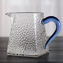 طقم كوبايات زجاجي منقرش 6 قطع بيد الوان مختلفة لتقديم الشاي والقهوه للضيوف