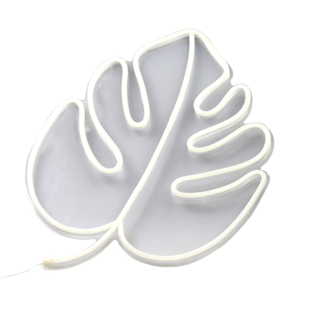 Monstera Leaf Led Neon Sign for Wall Decor