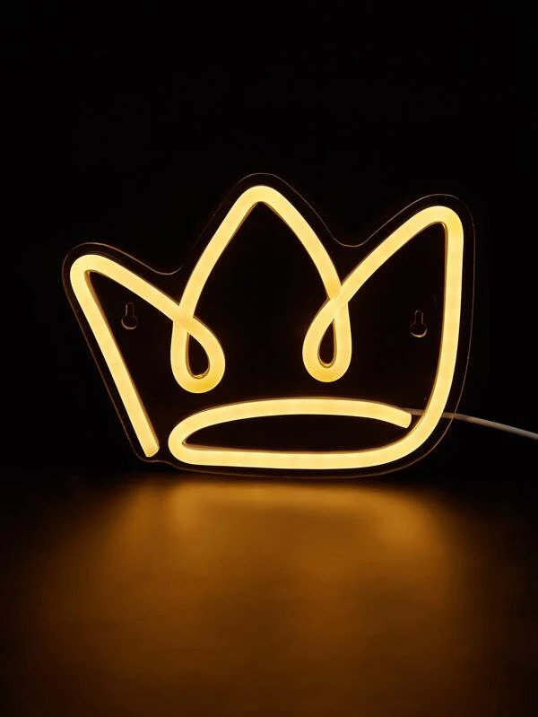 Crown Neon Led Light Sign Art Decor