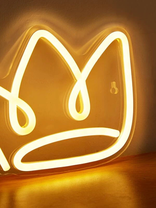 Crown Neon Led Light Sign Art Decor