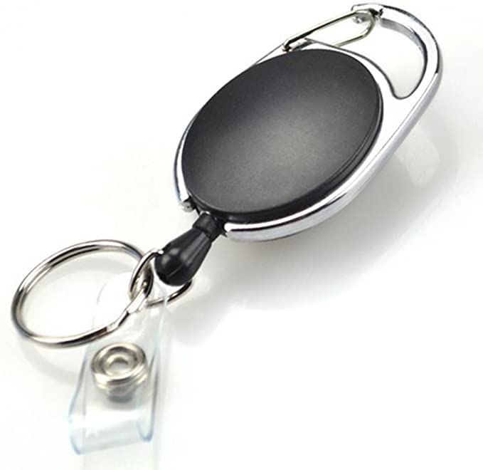 Retractable Badge Holder Key Chain
