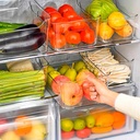 منظم اكليريك حامل لادوات المطبخ والحمام والميكب والاكسسورات بيد لسهولة الحمل