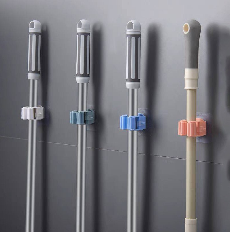 حامل مكانس فردي يثبت بلزق دبل فيس قوي