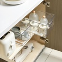 درج اكليريك منظم لدواليب المطبخ والثلاجة قابل للسحب لسهولة الوصول للمنتجات