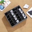 منظم دولاب وادراج للملابس الداخلية والشرابات والطرح وربطات العنق مقسم قابل للطي لسهولة التخزين