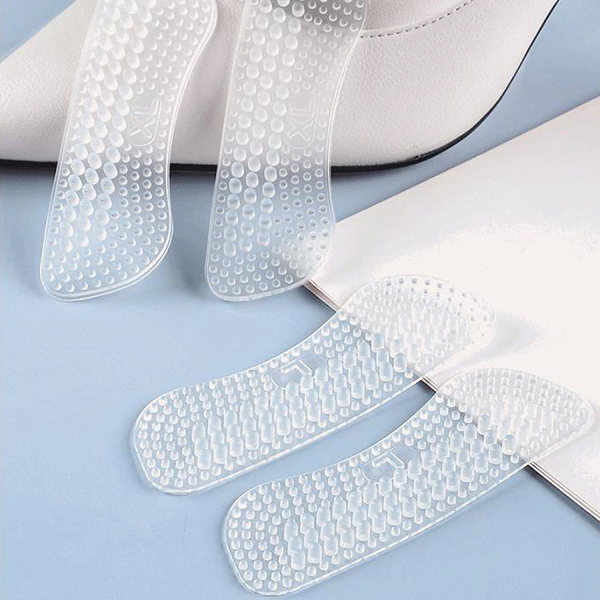 بطانة كعب سيليكون لأحذية الكعب العالي والرياضية لمنع القرح وآلام القرح بلزق دبل فيس قوي