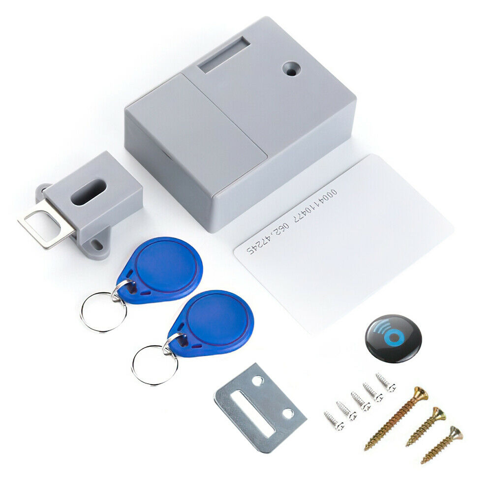 قفل ذكي للادراج والخزائن دون حفر بمستشعر للفتح والغلق اوتوماتيكي