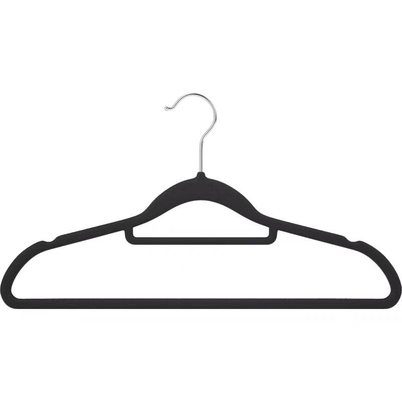 شماعة ملابس قطيفة للحفاظ علي الملابس 5 قطع