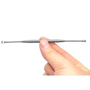 اداة مزدوجة لتنظيف الاذن وازالة الشمع قابلة للغسيل لاعادة الاستخدام