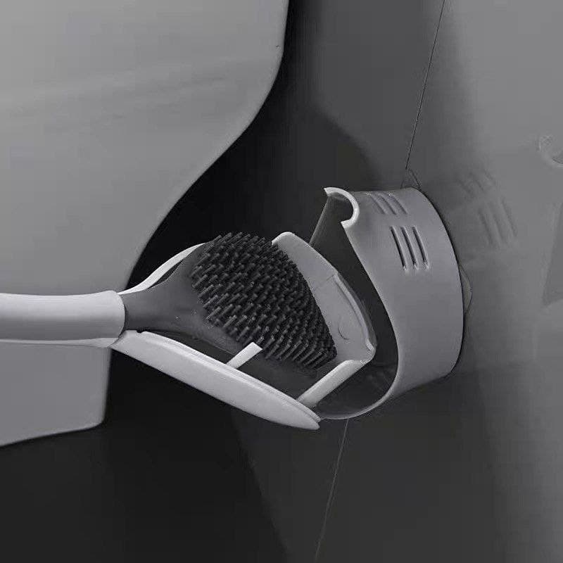 فرشة التواليت السيليكون المدمجة ذات الحافظة المعلقة