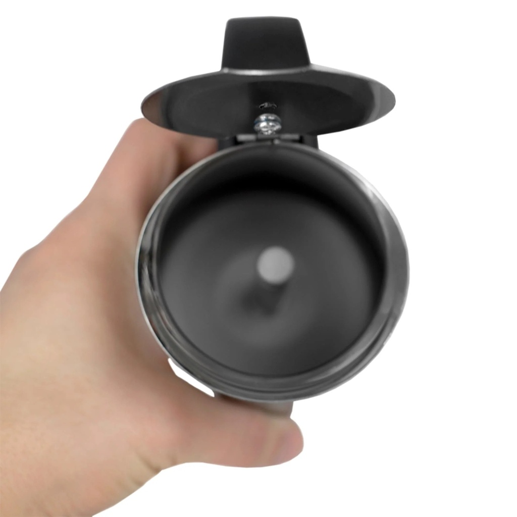 ماكينة صنع وتحضيراسبريسو ايطالي وقهوة 4 اكواب استانليس ستيل غير قابل للصدا