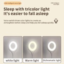 اباجورة و كشاف ليد مرن قابل للطي ب 3 درجات اضاءة مختلفة مع خاصية التحكم الصوتي في الغلق وتغير اللون