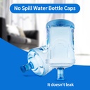 غطاء قارورة مياه لمنع تسريب وسقوط المياه سيليكون قابل للغسيل واعادة الاستخدام