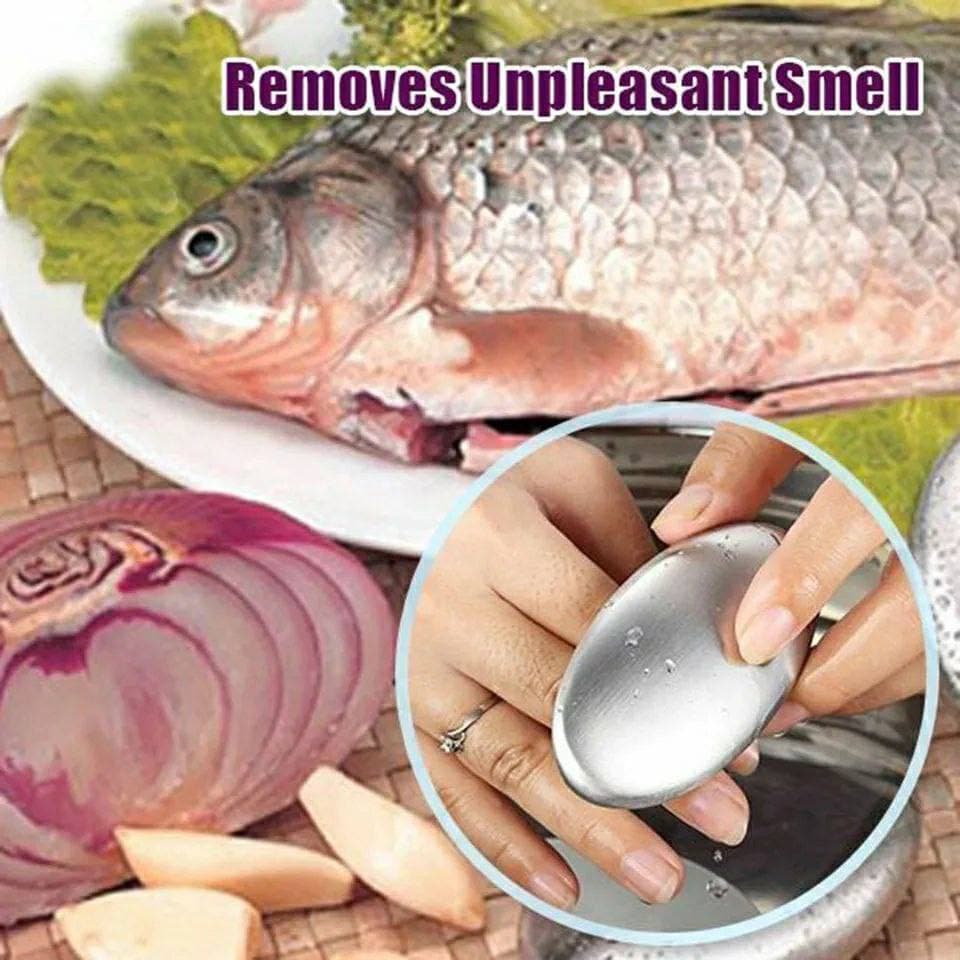 الصابونة المعدنية لإزالة روائح السمك والثوم الروائح الغير مرغوب فيها من الأيدي