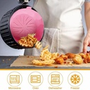 بطانة وقاعدة اير فراير سيليكون غير لاصق قابل للغسيل لاعادة الاستخدام