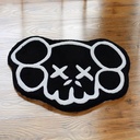 KAWS Face Fluffy Bedroom Rug