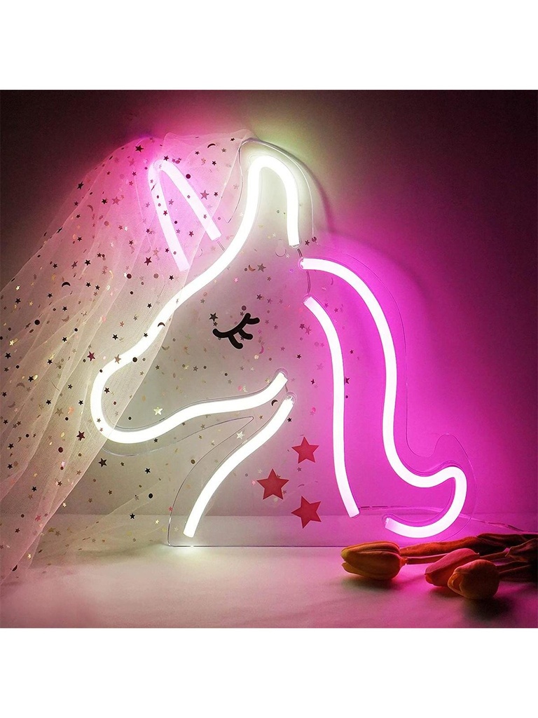 Unicorn Neon Led Light Sign Art Decor 40*60‎