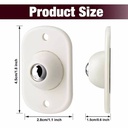 طقم عجلات لاصقة لجعل أي قطعة متحركة على 4 عجلات