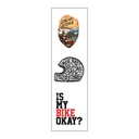 Bikes Lovers Vinyl Sticker Pack Reusable &amp; Waterproof