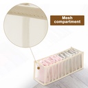 منظم ملابس للبناطيل والتيشرتات والقمصان لترتيب الادراج والدولاب New