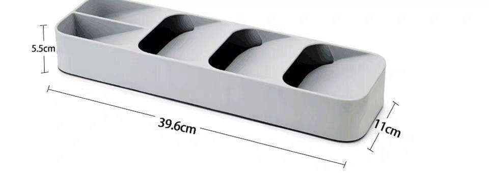 منظم معالق وشوك وسكاكين لوحدة درج المطبخ  طولي