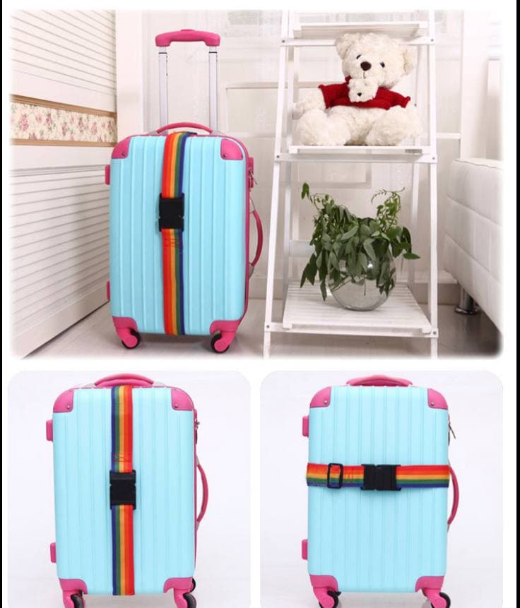 حزام شنط السفر للأمان وتمييز الشنط بسهولة